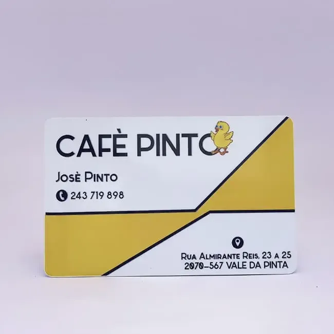 Cartões de Visita em PVC